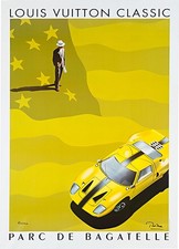 Poster auto d'epoca Louis