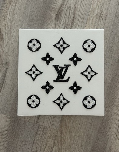 Rhinestoned louis vuitton art - rhinestoned,